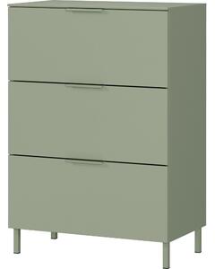 Zielona szafka z matowym wykończeniem 68x98x40 cm Savoca – Germania