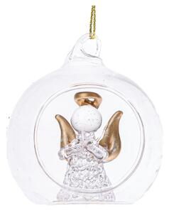 Szklana bombka ø 6 cm Angel – Dakls