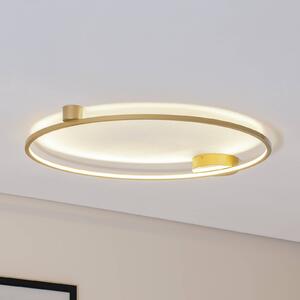 Lampa sufitowa LED Saturno Milagro Lighting, mosiężny / złoty, salon / jadalnia, aluminium, nowoczesny