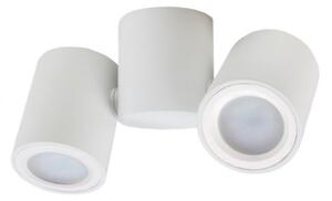 PP P 1327/2 WH REFLEKTOR NOWOCZESNA LAMPA SUFITOWA OPRAWA NATYNKOWA ALUMINIUM BIAŁY GU10 LED