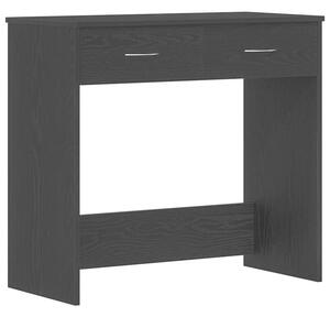 Biurko czarny dÄ b 80 x 40 x 75 cm materiaÅ drewnopochodny