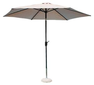 Okrgy parasol ogrodowy o rednicy 3 m z aluminiowym supkiem centralnym i mechanizmem blokujcym typu „blokada rolkowa” marki Frigidus – beowy
