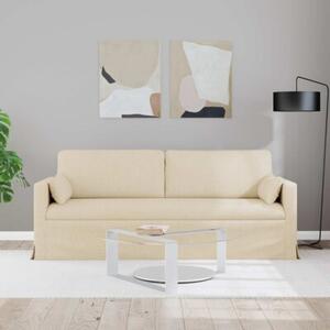 Nowoczesna sofa kremowa z metalowÄ ramÄ i ergonomicznym designem