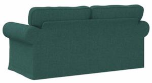ModuÅowa kanapa w ciemnej zieleni z ergonomicznymi poduszkami i minimalistycznym designem