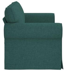 ModuÅowa kanapa w ciemnej zieleni z ergonomicznymi poduszkami i minimalistycznym designem