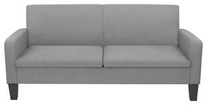 Jasnoszara 3 osobowa sofa do salonu C4-N17