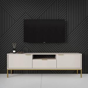 Szafka pod TV z drzwiczkami i szufladą 175 cm kaszmir Z3-M53