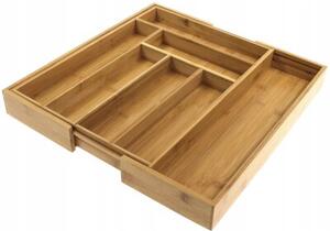 Wkład organizer do szuflady na sztućce rozsuwany 31,5-52x43x5 cm KRISBERG