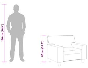 Fotel, szary, 60 cm, obity sztucznÄ skÃ³rÄ