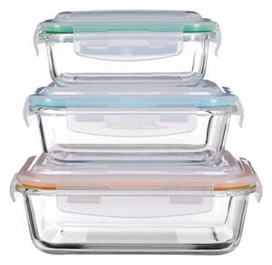 Szklano-silikonowe pojemniki na żywność 3 szt. Freska – Premier Housewares
