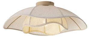 Lampa sufitowa Japandi beżowa tkanina 55 cm - Haru