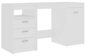 Biurko, biaÅe, 140x50x76 cm, materiaÅ drewnopochodny