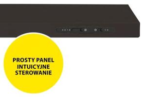 Okap podszafkowy CANDY CFT610/4N/1 Idea 71dB Klasa C 209m3/h OÅwietlenie LED Czarny