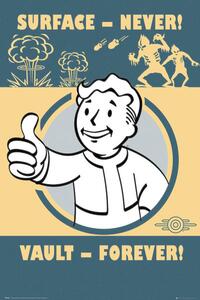 Plakat, Obraz Fallout 4 - Vault Forever