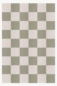 Ręcznie tkany dywan z juty z krótkim włosiem Chess Flatweave
