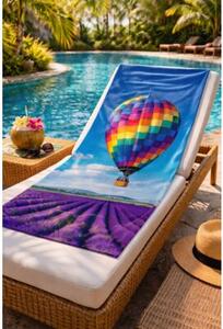 Ręcznik Plażowy Kąpielowy Szybkoschnący Na Basen 70x140cm Mikrofibra Balon