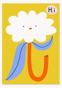 Plakat Hi Flower 01