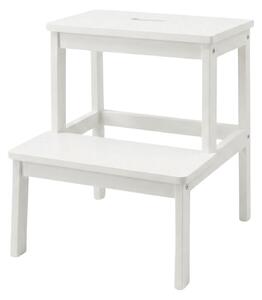 Bambusowy taboret ze schodkiem KROK, wys. 46 cm