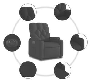 Podnoszony fotel masujÄ cy, elektryczny, rozkÅadany, czarny