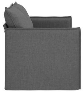 Moderna prostokÄ tna kanapa z ergonomicznym designem w kolorze ciemnoszarym