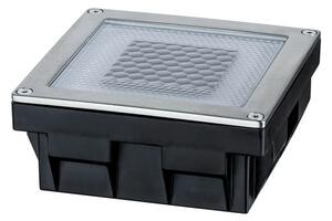 Paulmann - Cube Solar LED Reflektor Sutinowy Wpuszczany IP67 Stainless Steel/Clear Paulma