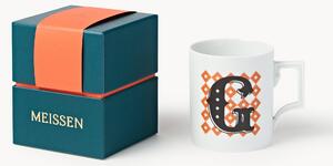 Westwing x MEISSEN, ręcznie wykonany kubek z ozdobnym motywem Initials