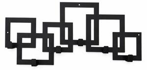 Wieszak na ubrania 53,5cm x 25cm Metal Czarny PROMOCJA I ArtDHome