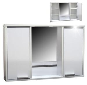Szafka łazienkowa wisząca Półka 92 cm Biały Alaska PROMOCJA | ArtD Home