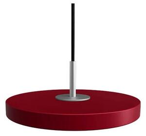 UMAGE - Asteria Lampa Wisząca Micro Ruby Red/Steel Top
