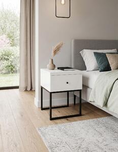 Szafka Nocna Z2 biały połysk loft 40 cm
