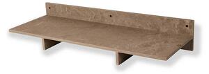 MATER - Edge Półka W60 Coffee Waste Ciemny