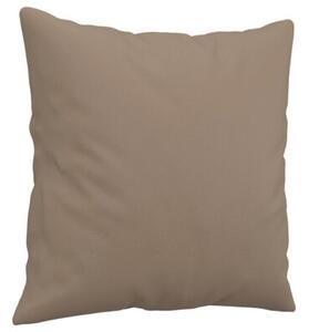 Sofa 2-osobowa z poduszkami, cappuccino, 140 cm, sztuczna skÃ³ra