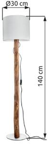Lampa podłogowa Globo NORIN 40210146X – elegancka lampa stojąca do salonu i sypialni