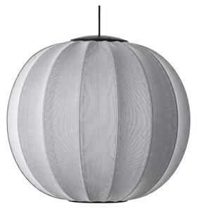 Made By Hand - Knit-Wit 60 Round LED Lampa Wisząca Silver