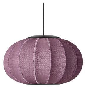 Made By Hand - Knit-Wit 45 Oval LED Lampa Wisząca Burgundy