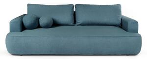 Niebieska rozkładana sofa z materiału bouclé 247 cm Quinoa – Bonami Selection