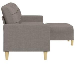 Sofa 3-osobowa z podnÃ³Å¼kiem, kolor taupe, 210 cm, tkaninÄ
