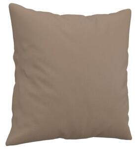 Sofa 2-osobowa z poduszkami, cappuccino, 120 cm, sztuczna skÃ³ra