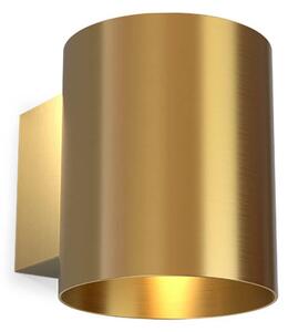 Herstal - Evoke Lampa Ścienna IP44 Small Satin Brass/Satin Brass