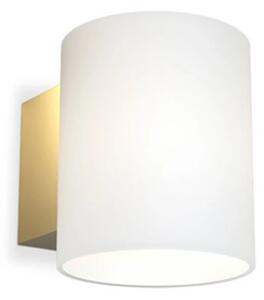 Herstal - Evoke Lampa Ścienna IP44 Small Satin Brass/Opalizowany