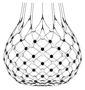 Luceplan - Mesh Lampa Wisząca Ø100xH90 4m w/Wireless Kit Black