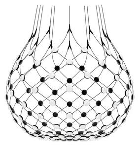 Luceplan - Mesh Lampa Wisząca Ø100xH90 1m w/Wireless Kit Black