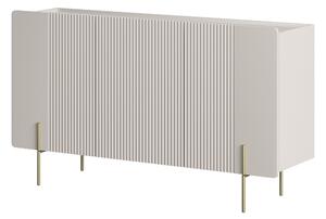 Komoda Malmi 150 cm - kaszmir / złote nóżki