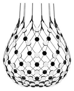 Luceplan - Mesh Lampa Wisząca Ø80xH60 Phase 4m Black