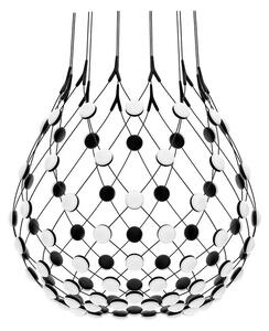 Luceplan - Mesh Lampa Wisząca Ø80xH60 Phase 2m Black