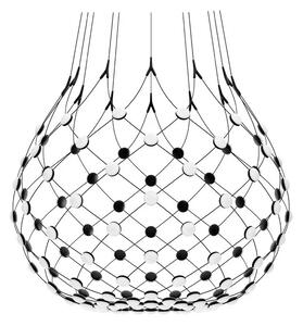 Luceplan - Mesh Lampa Wisząca Ø100xH90 Phase 4m Black