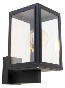 Inteligentna rustykalna lampa ścienna czarna z WiFi G95 - Sutton Up