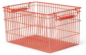 Ferm LIVING - Cala Stackable przechowywanie Set of 2 Poppy Czerwony
