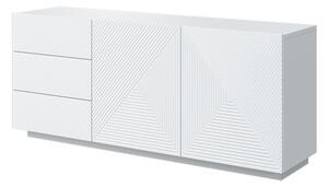 Komoda 167 cm Asha z szufladami - biały mat