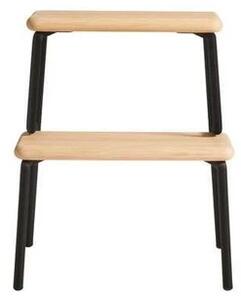 Woud - Slalom Step Stool Oak/Black